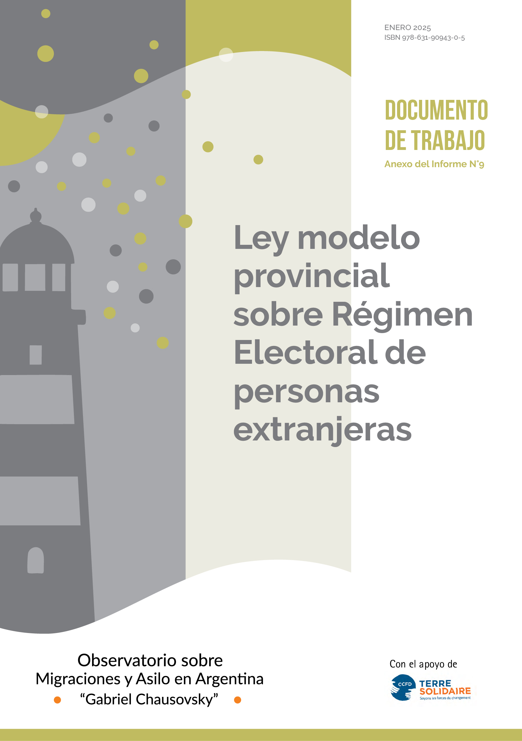 Ley modelo provincial sobre régimen electoral de personas extranjeras