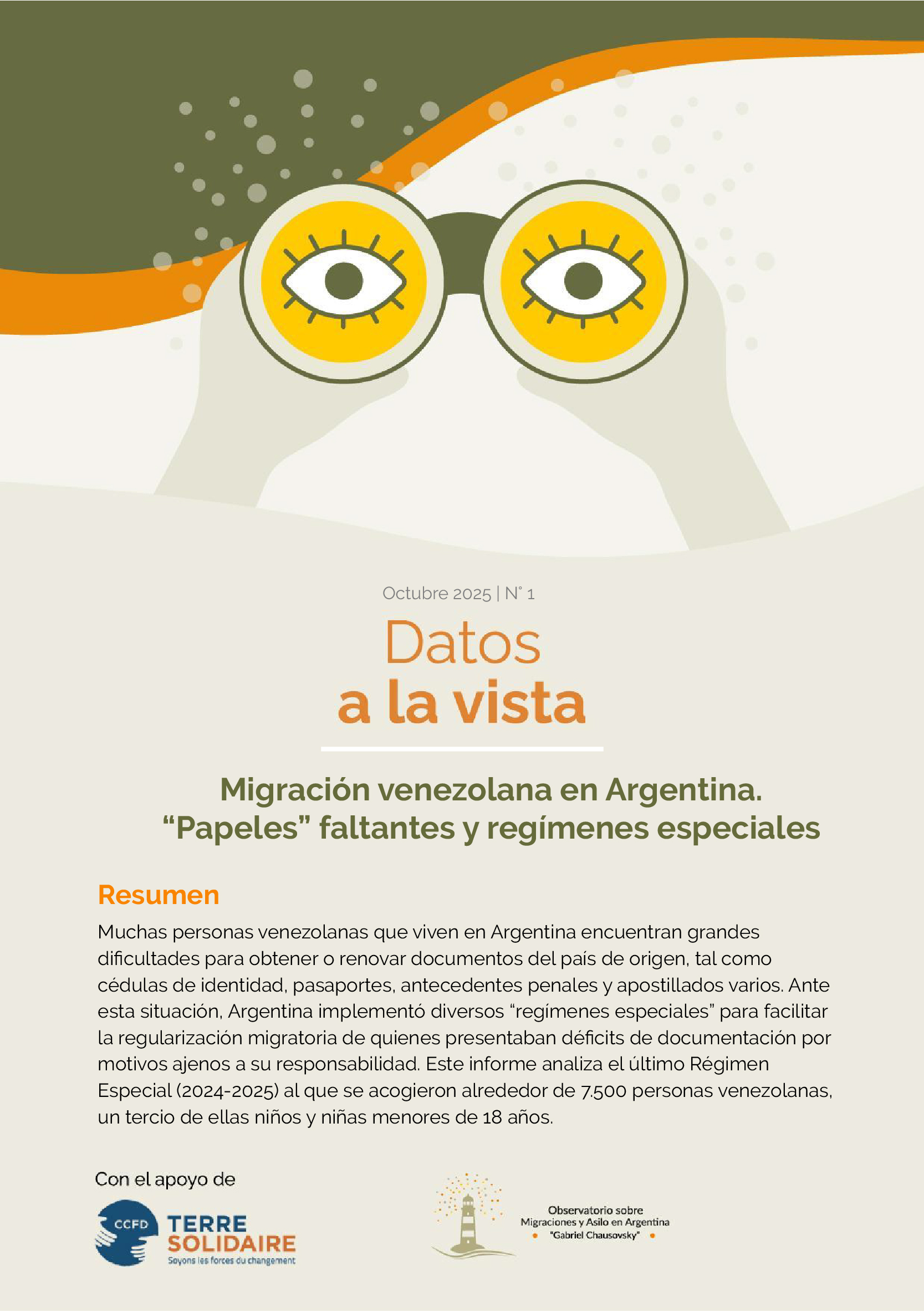 Migración venezolana en Argentina. “Papeles” faltantes y regímenes especiales